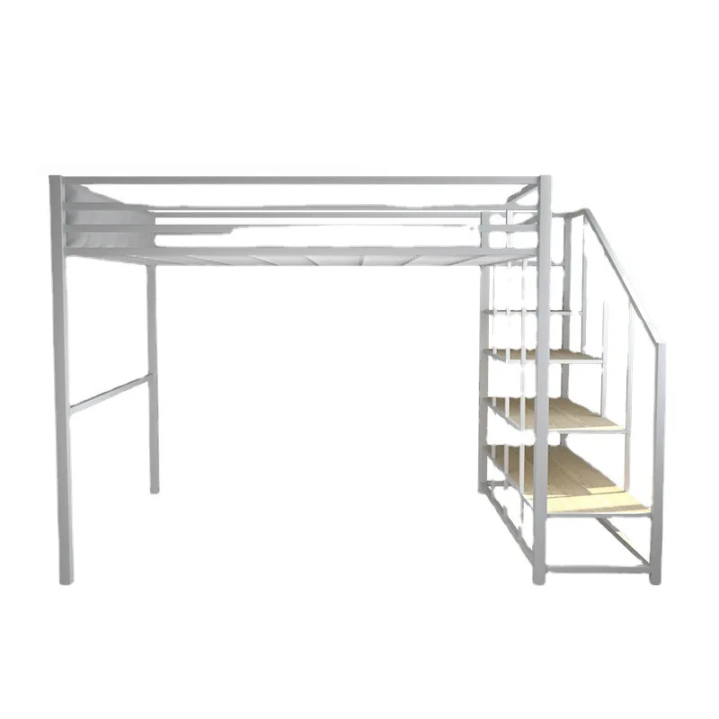 

Dormitory Elevated Bed Space-saving Multifunctional High and Low Upper and Lower Beds Single Apartment Pavilion Bed