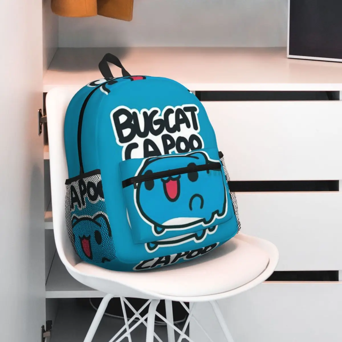 Comic Cat Bugcat Capoo Bug Cat Backpack Daypack Large Capacity Kids BookBag School Bag Shoulder Bags for Men Women