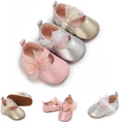Baby Girl Shoes High Quality PU and TPR Anti-slip Sole Beautiful Flower Mary Jane Style Fashion Sandal Spring and Summer 0-6-12M