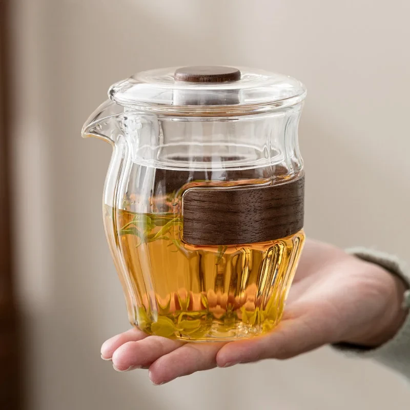 

Transparent Glass Teapot Office Pu Erh Longjing Teapot Portable Creative Filter Teapot Simple Home Tea Ceremony Accessories