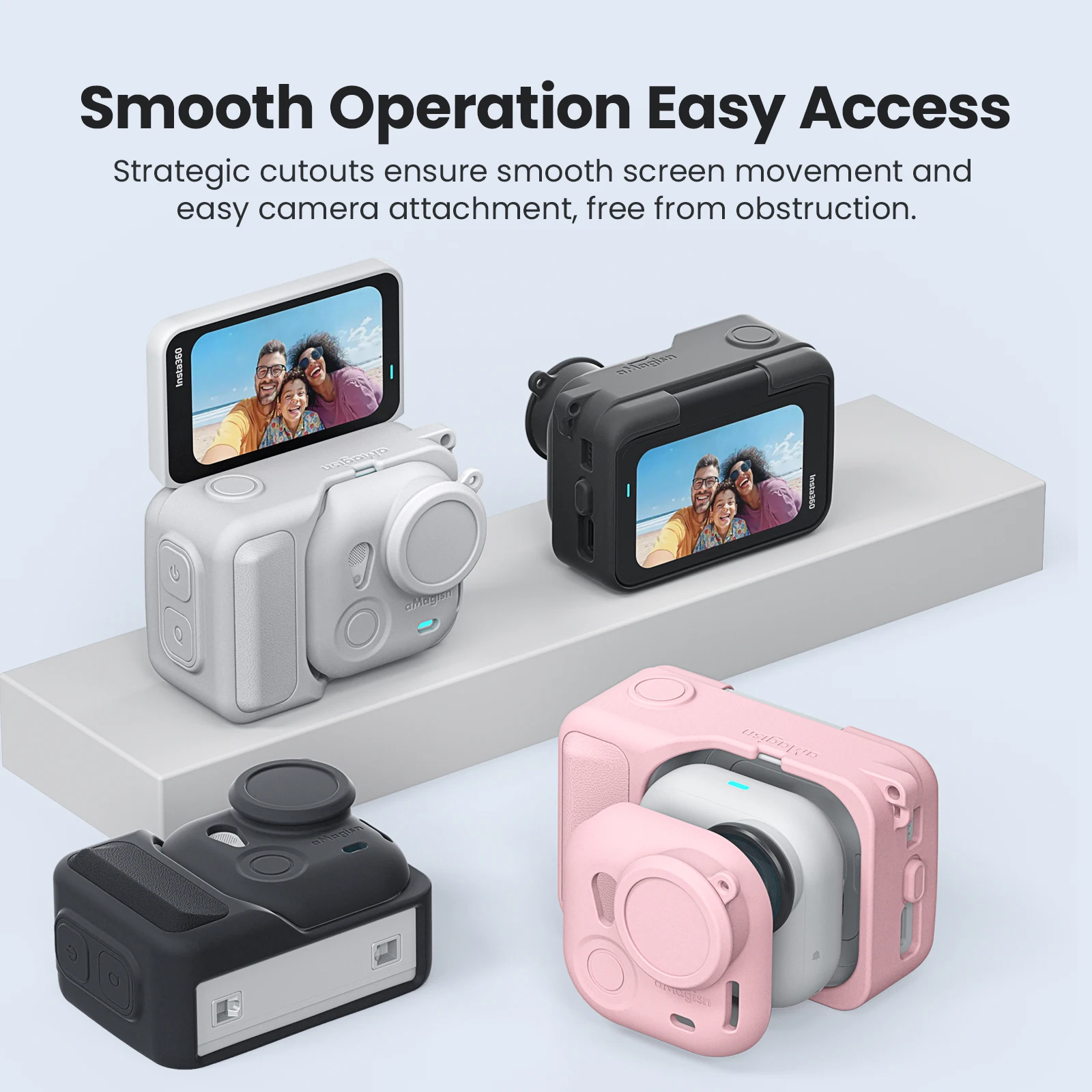 DJI Osmo 360用保護ケース シリコンカメラケース 傷防止プロテクターカバー DJI Osmo 360アクセサリー用