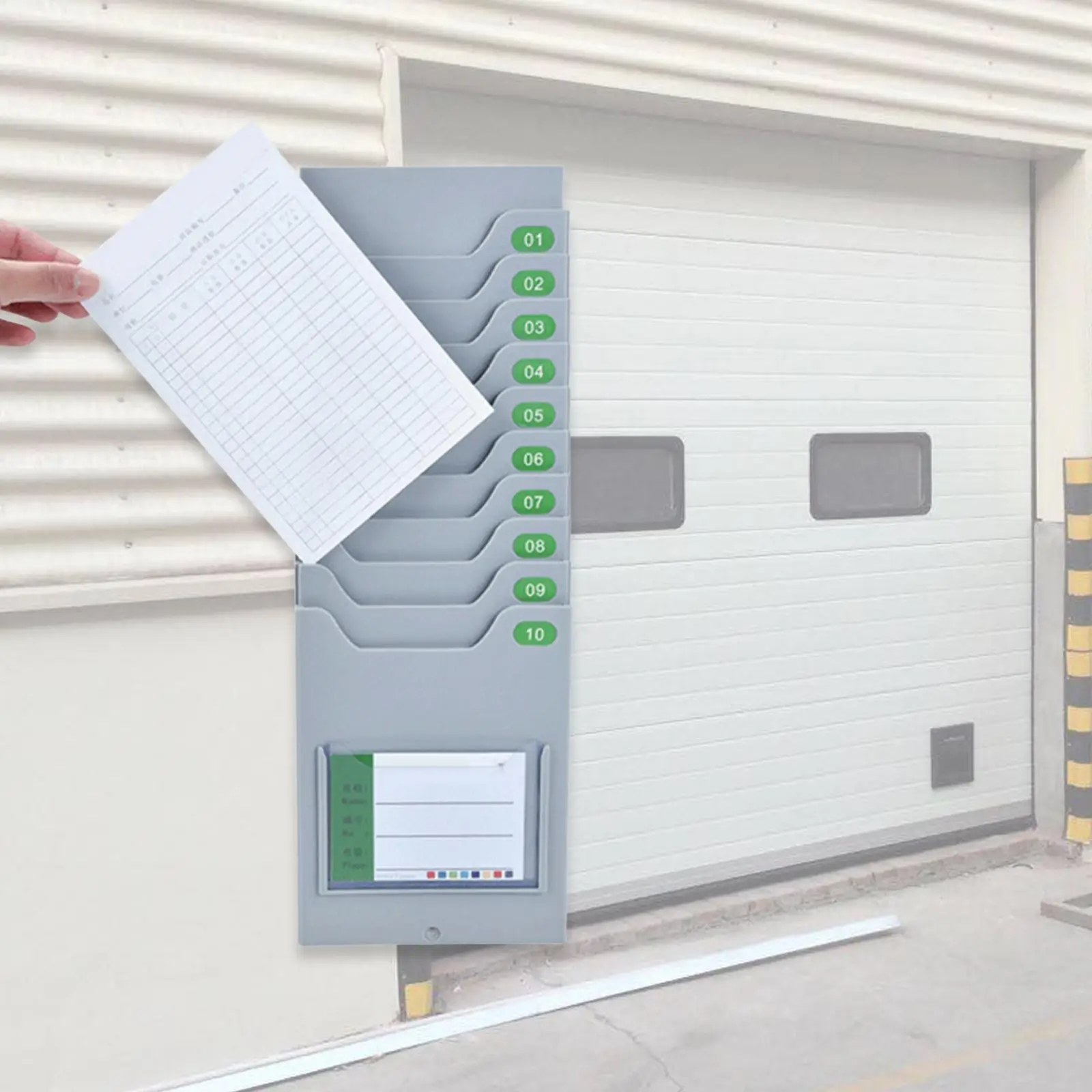 Tijdkaarten Rack Aanwezigheid Payroll Recorder voor Office Punch in Clock Out Time