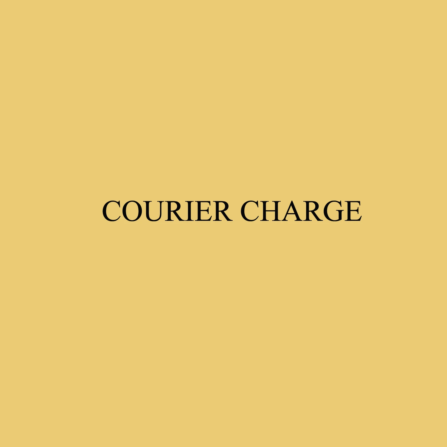 courier charge for special order