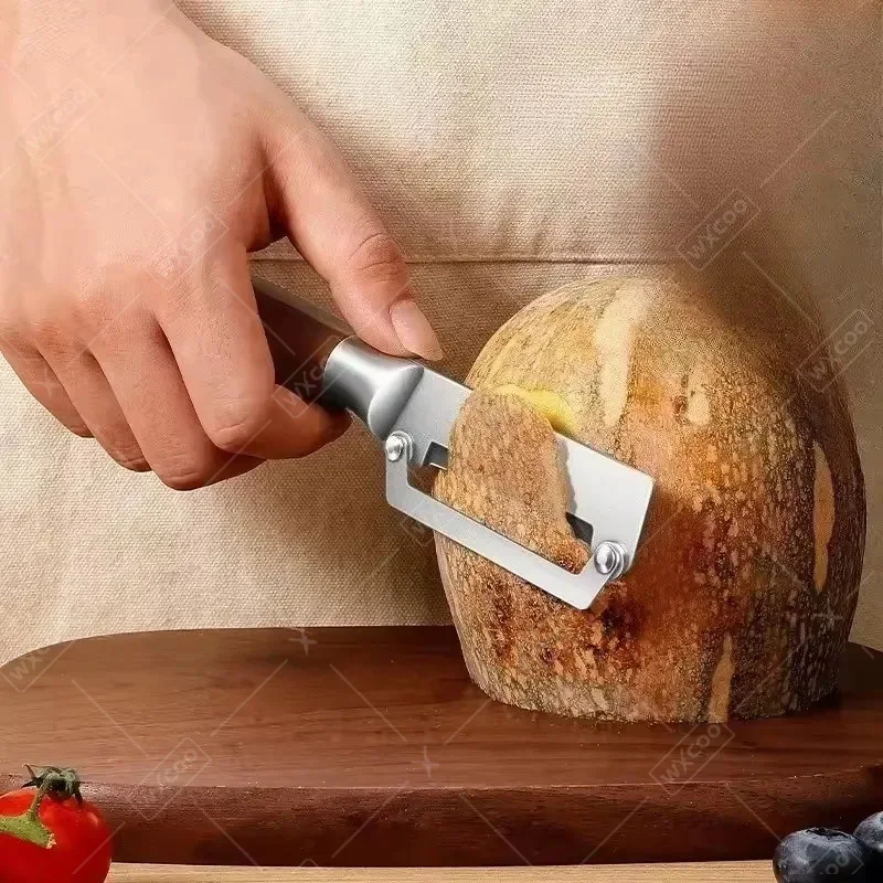 Multifunctional Specialized Peeler Stainless Steel Kitchen Peeler for Sugarcane and Pineapple Peeling Kitchen Vegetable Tools
