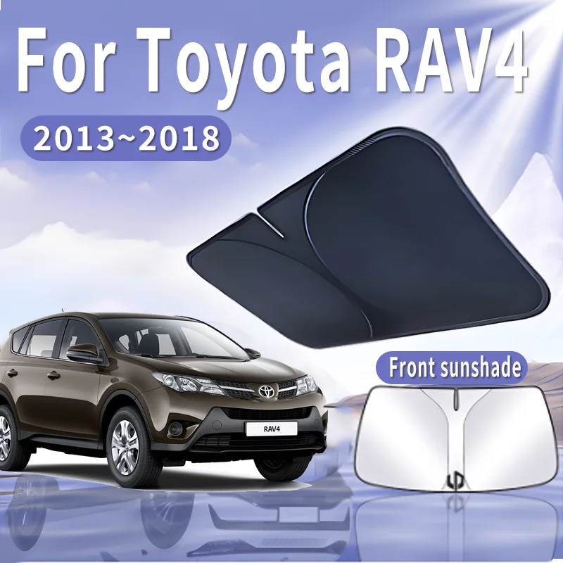 

Car Sun Visor For Toyota RAV4 XA40 2013~2018 2015 2016 2017 Front Windshield Sunshade Heat Insulation Summer Auto Accessories