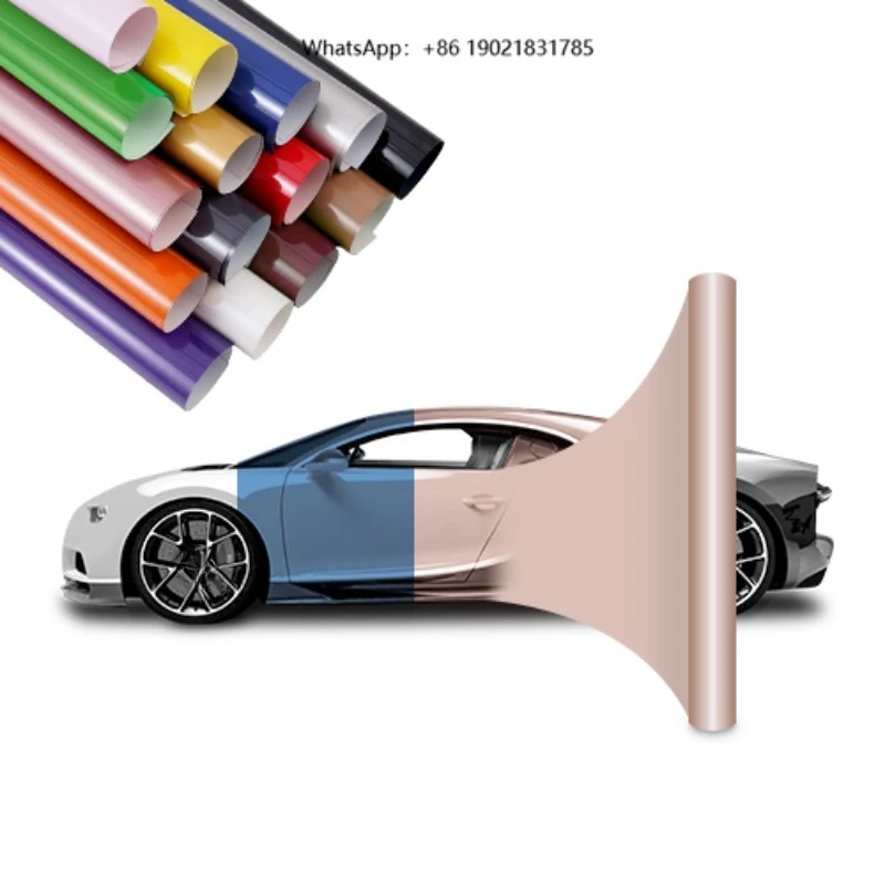 GWF Color PPF Film High Gloss Self Healing Anti-yellowing TPU Color PPF Series Liquid Silver 8mil Body Wrap Car Vinyl Tpu 7.5mil