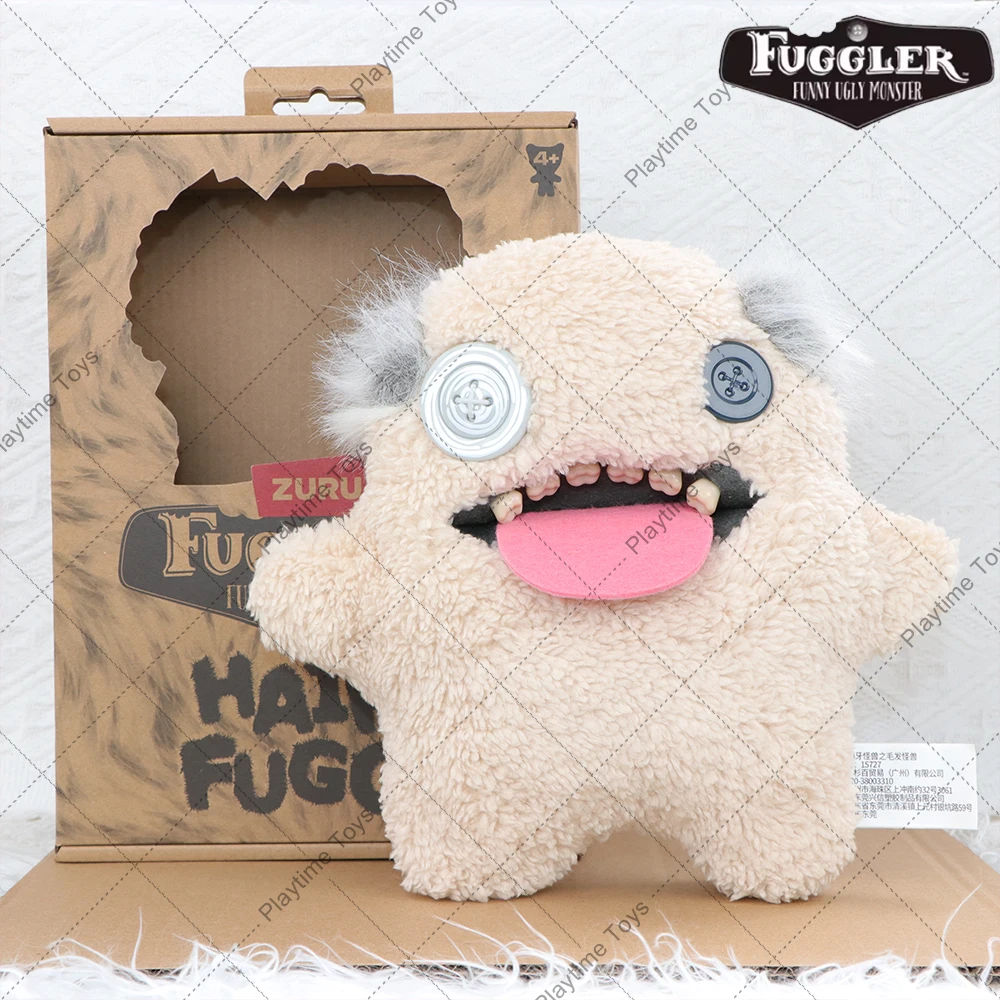 

Fuggler Monster, оригинальная плюшевая кукла в стиле фанк, забавная уродливая зубная монстра, Squidge Reek-O Annoyed Alien Mr Buttons, 22 см, пушистая игрушка в подарок