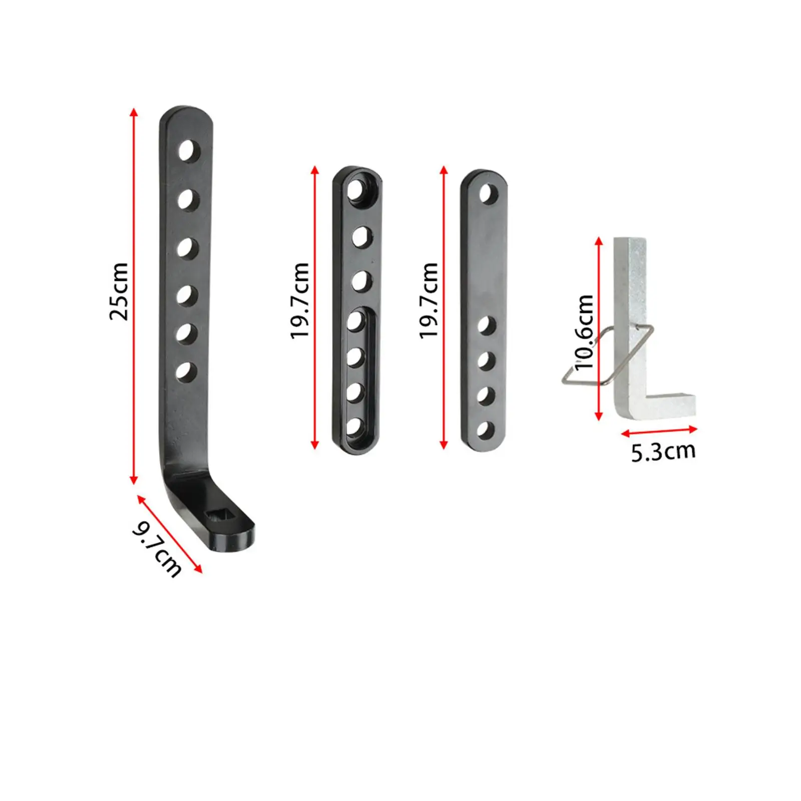 2x دعامة التحكم في المقطورة 95-01-5600 ملحق سحب حديد مناسب #5