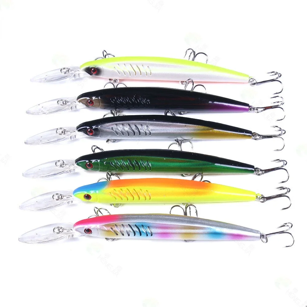 KNCONAN 145MM 12.5G Hard Minnow Fishing Lures Wobblers For Fising Freshwater Bass Tackle Tools Artificial Baits Isca Pesca