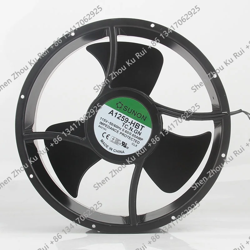 a1259-hbt-tcngn-冷却ファンオリジナル-sunon-ac115v-060-065a-dc-ec-25489-254x254x89mm-254cm-ボールベアリング産業用キャビネット