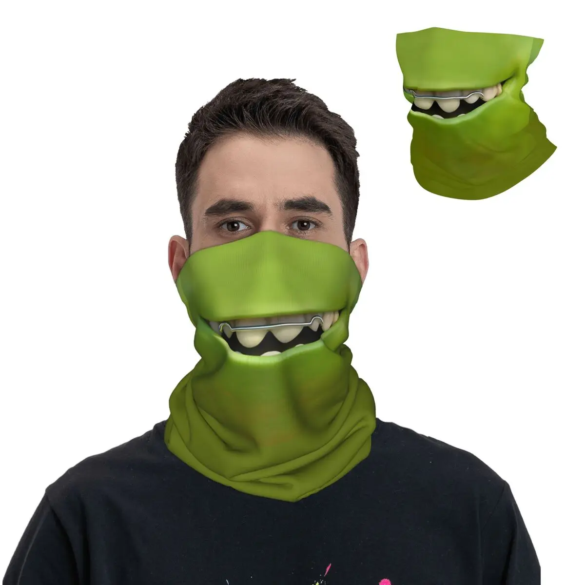 Mike Wazowski Motocross Bandana Neck Gaiter Printed DISNEY Face Scarf Balaclava Cycling Unisex Adult All Season