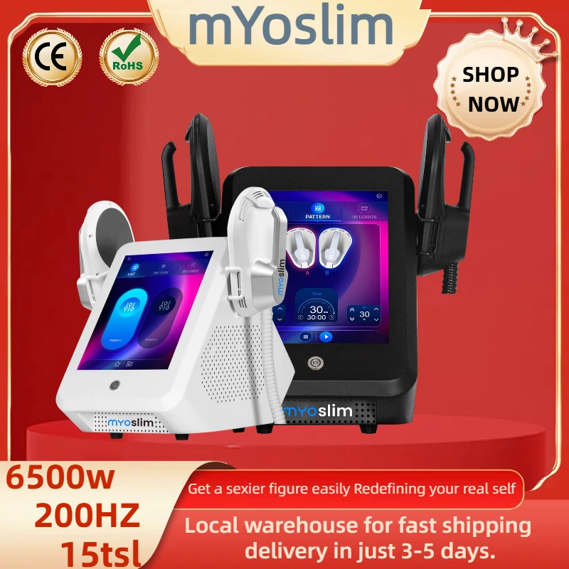 

Myoslim Body Slim Sculpt Muscle Stimulate Fat Removel 6500W Eletric Machine Hi-emt RF Weight Lose Portable Electromagnetic