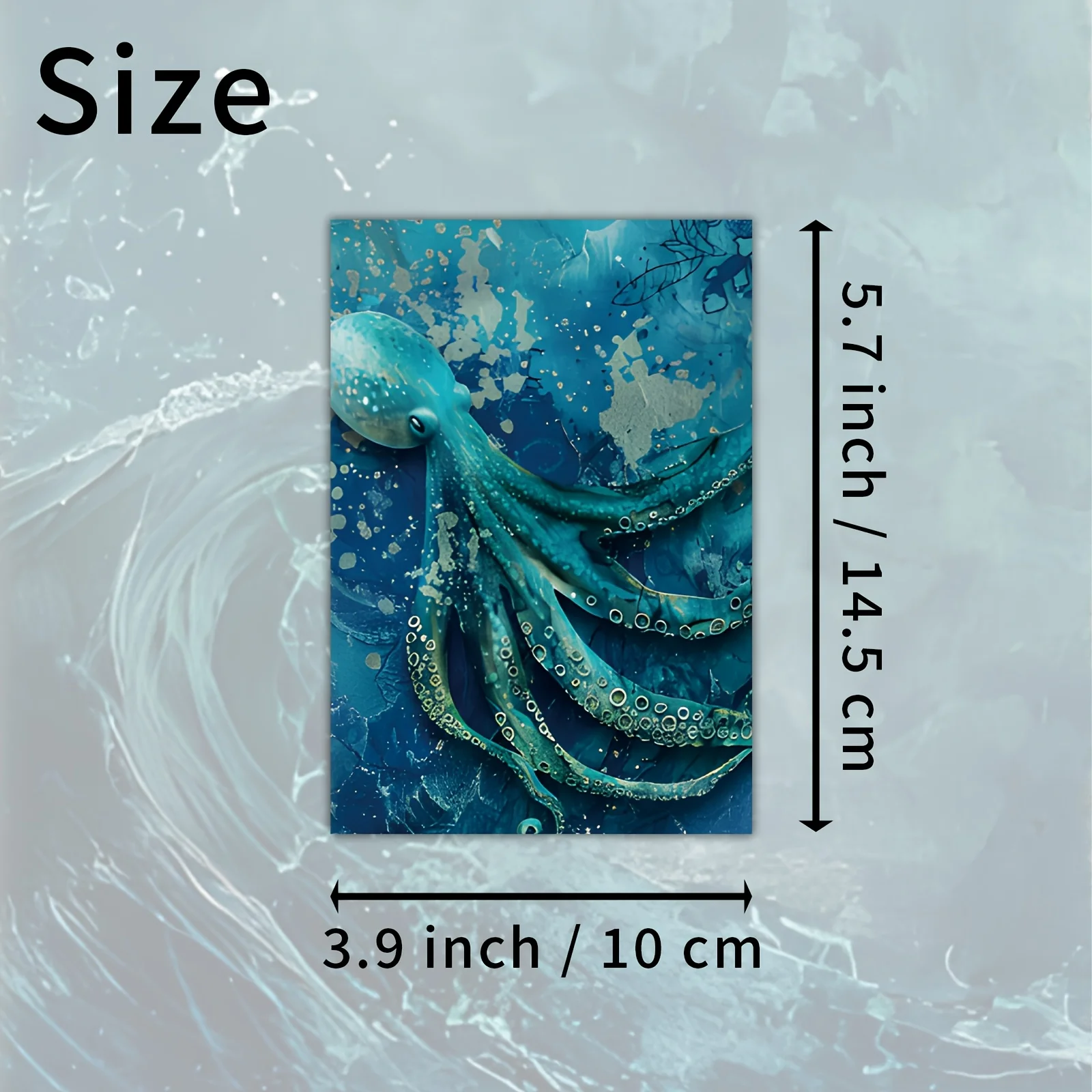 20PCS Retro Deep Sea Mermaid Postcards, Classic Poster Girl Illustrations for Scrapbook Collection Decorative Painting Cards