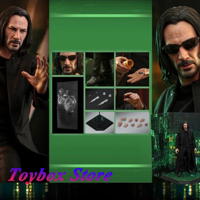 

HT HotToys MMS657 Коллекционная неотканевая фигурка масштаба 1/6 The Matrix Resurrections Movie Киану Ривз 12-дюймовый солдат