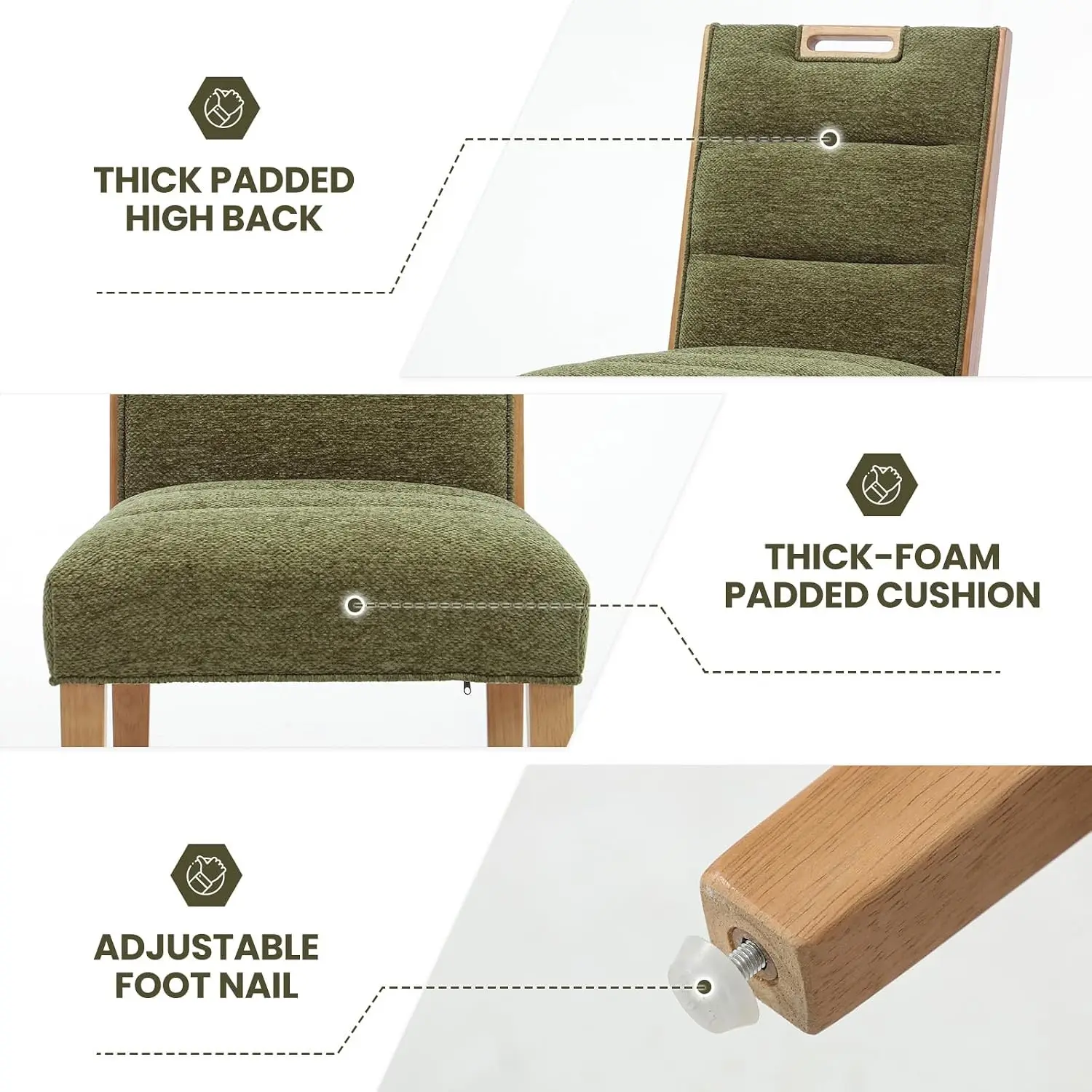 Thumbnail 3 - #27 Low Price Upholstered Dining Chairs Deals