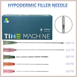 Aguja de relleno hipodérmico desechable, Canula de Punta Micro Roma con filtro, alta dureza, 14G, 18G, 20G, 21G, 22G, 23G, 25G, 27G, 50mm