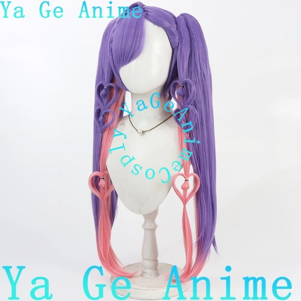 متجر Ya Ge أنيمي شرف الملوك أنجيلا شعر مستعار تأثيري ذيل حصان هالوين أنيمي لعبة عرض الواقع شعر مستعار شخصية #4