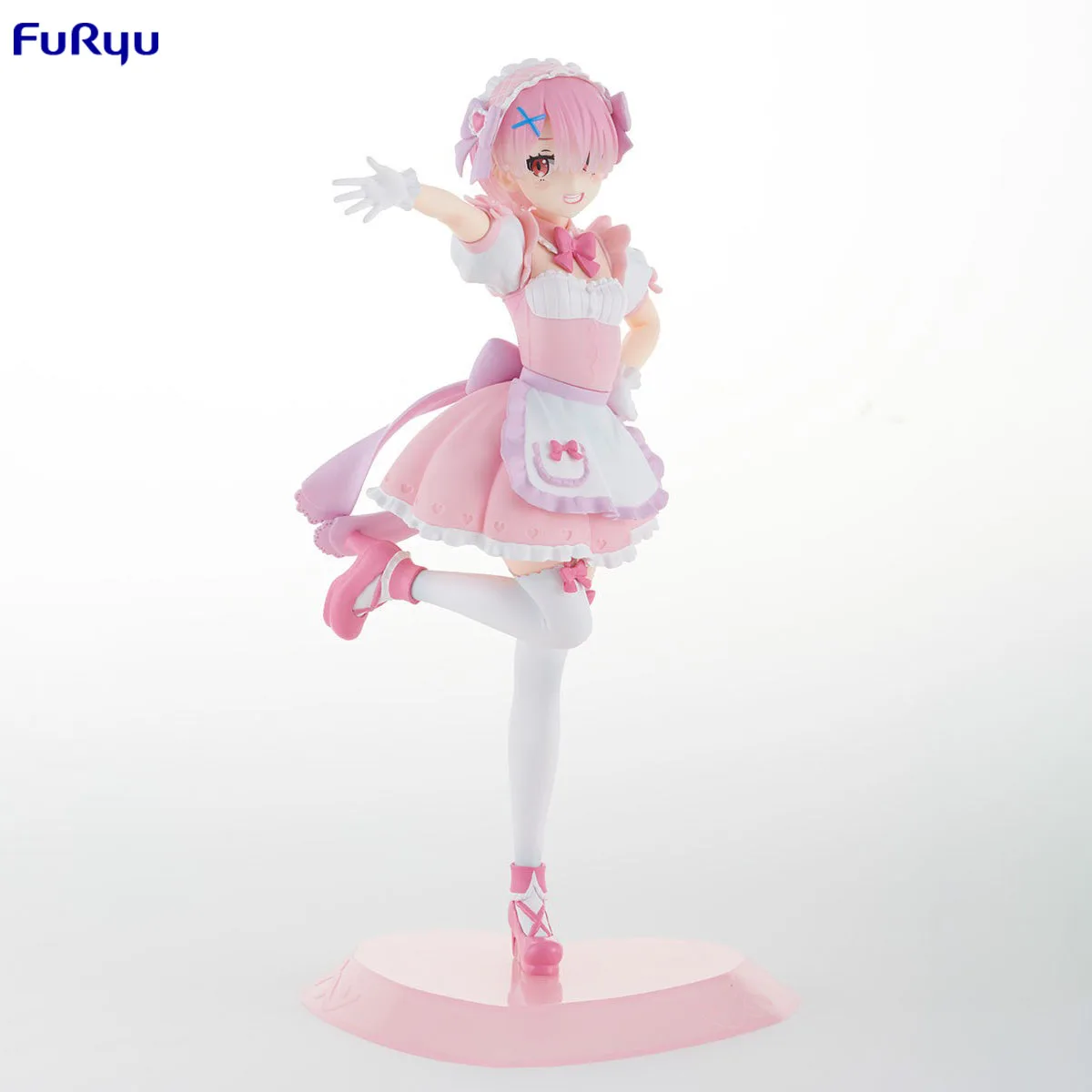 FuRyu-figura DE ACCIÓN DE TENITOL Re: ZERO - Starting Life in Another World, RAM Yumekawa Maid, 20cm en Stock, modelo de figura de Anime