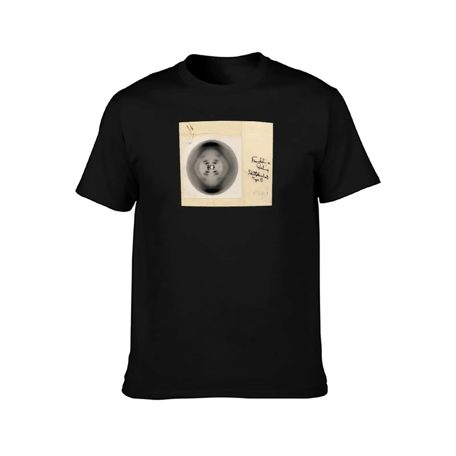 Rosalind Franklin's B-Form x-ray of DNA, 1952, Diffraction Photo T-Shirt Quick Dry Fishing T-Shirt