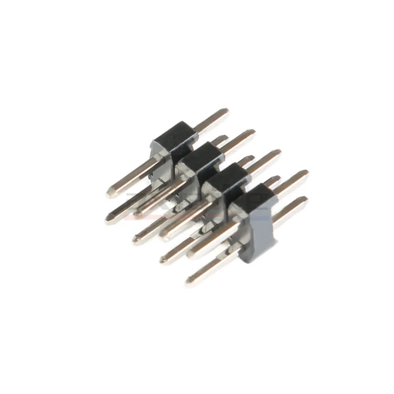 Cabezal de Pin macho de 2,0mm, conector PCB de 2MM, 2,0, 2P, 3P, 4P, 5P, 6P, 7P, 8P, 10P, 12P, 14P, 15P, 20P, 40P, doble fila individual, 20 piezas