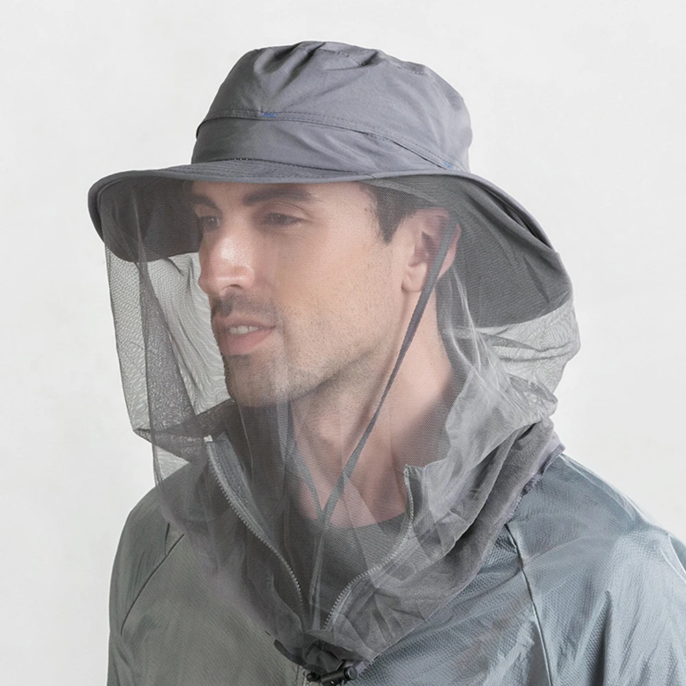

Sunscreen Anti-Mosquito Hat Breathable Quick Dry Perfect for Fishing Hunting Hiking Camping UV Protection Face Covering Net