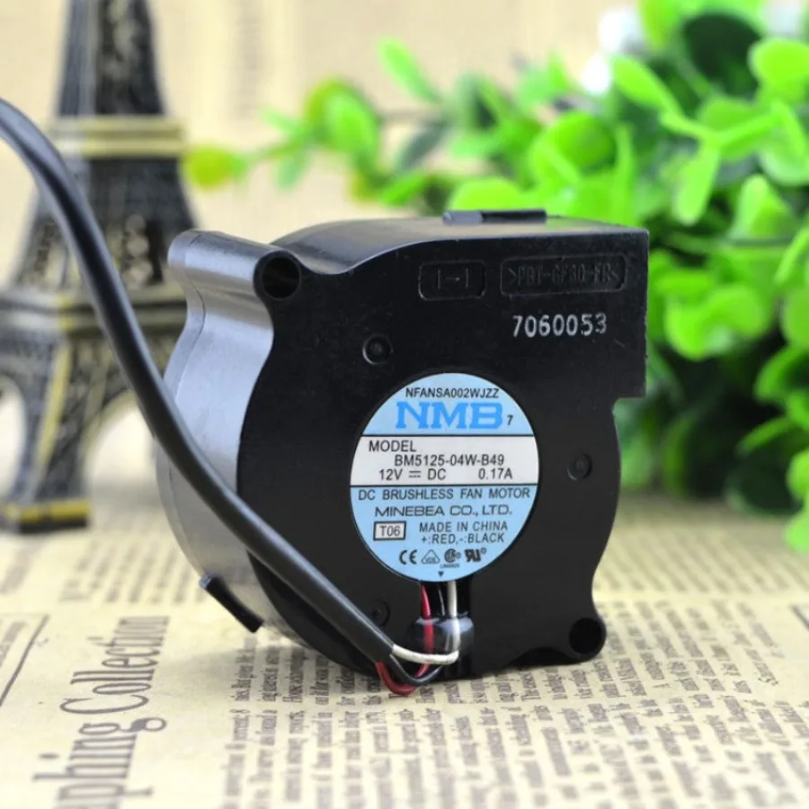 AA + for NMB BM5125-04W-B49 12V 5CM 5025 Silent Blower Centrifugal Projector Multipurpose Fan