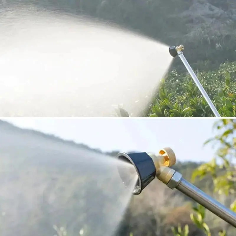 1PCS Brass/Alloy Nozzle Agricultural Atomization Adjustable Nozzle Black Whirlwind Agricultural Sprinkler Head Garden Tool