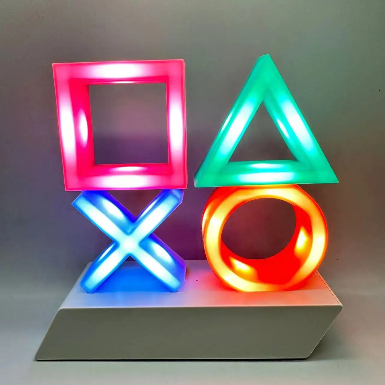 

NEW Game Icon Light Lamp For PS4/PS5 Voice Control Decorative LED Lamp Colorful Lampstand Table Top atmospheres Night Lights