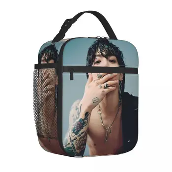Jeon-Jung-Kook Kpop Sacos De Almoço Isolados, Recipiente De Alimento, Refrigerador Portátil, Caixas Térmicas Para Viagem