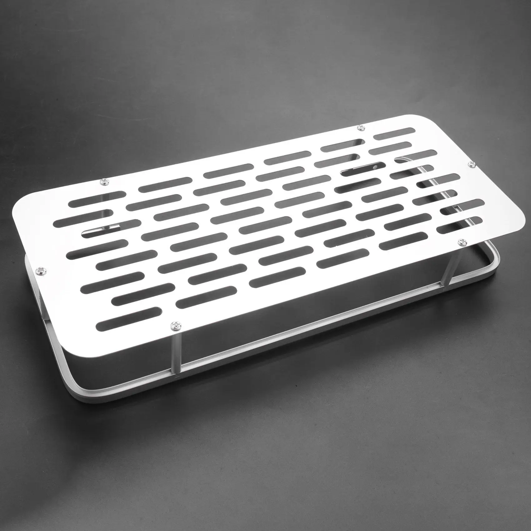 

ABSE-6X Shelf Shower Shelf Adhesive Aluminum Shower Caddy For Shampoo Holder Kitchen Rack Storage Organizer No Drilling