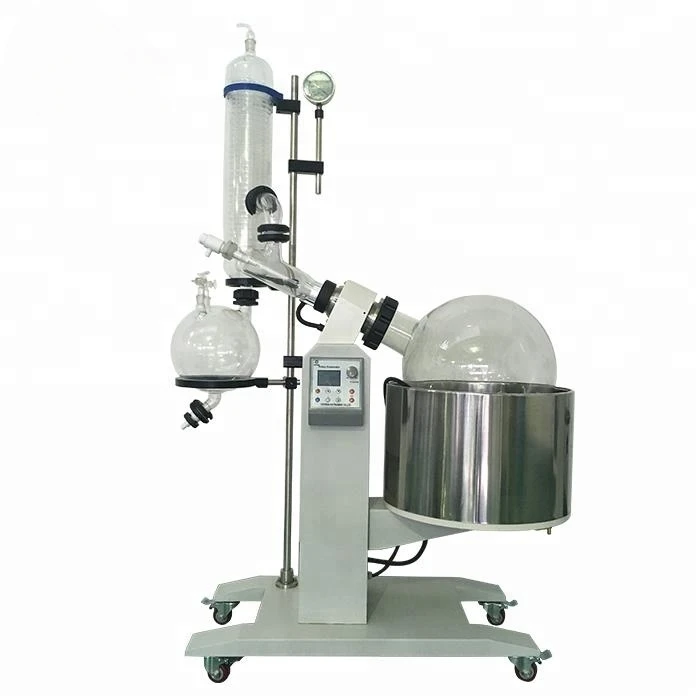 RE-5250A Vacuum essential oil distillation 50l alcohol rotary evaporator price