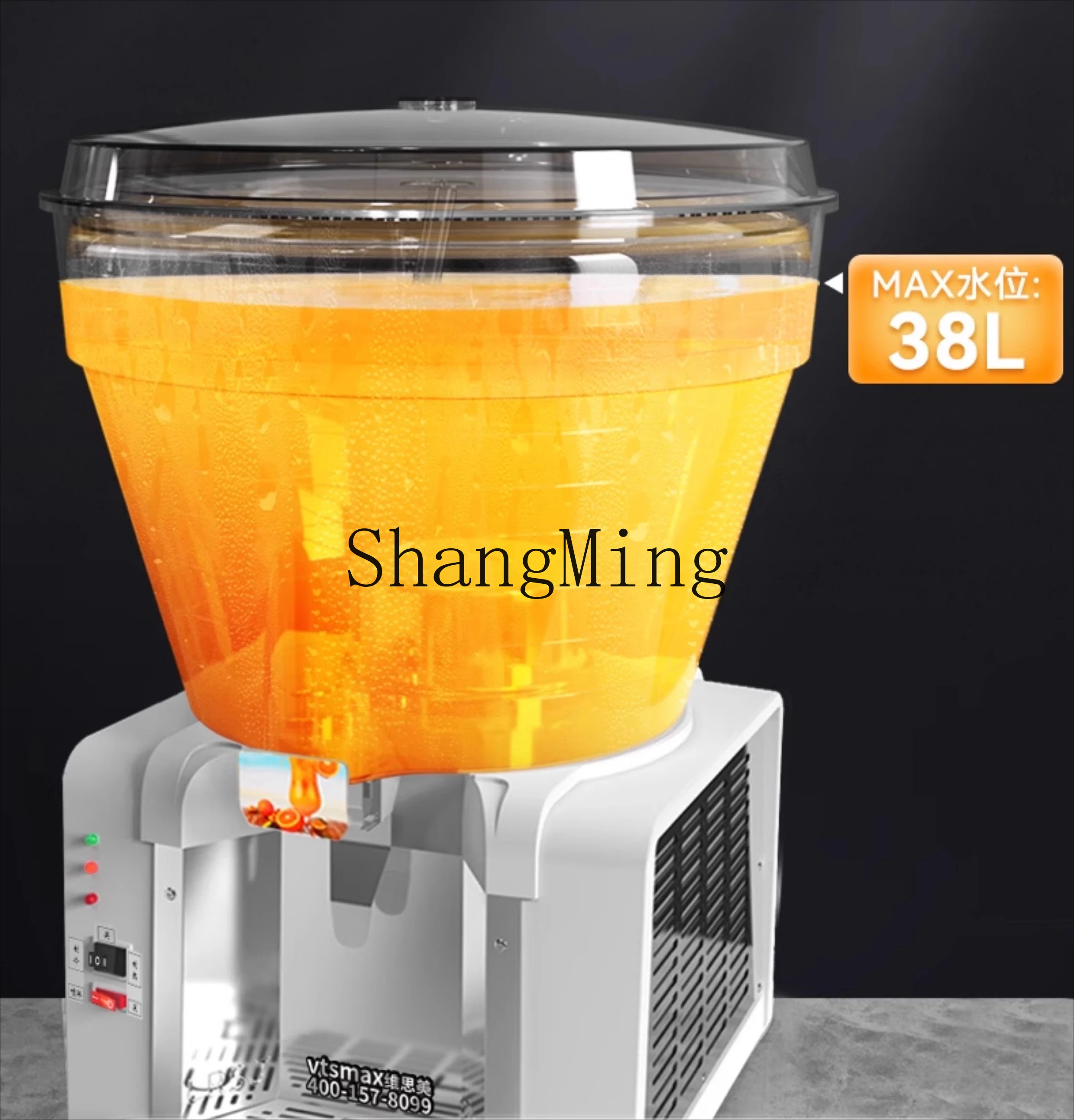 ZYY Spremiagrumi commerciale per miscelazione spray commerciale con macchina per bevande calde e fredde a cilindro rotondo di grande capacità