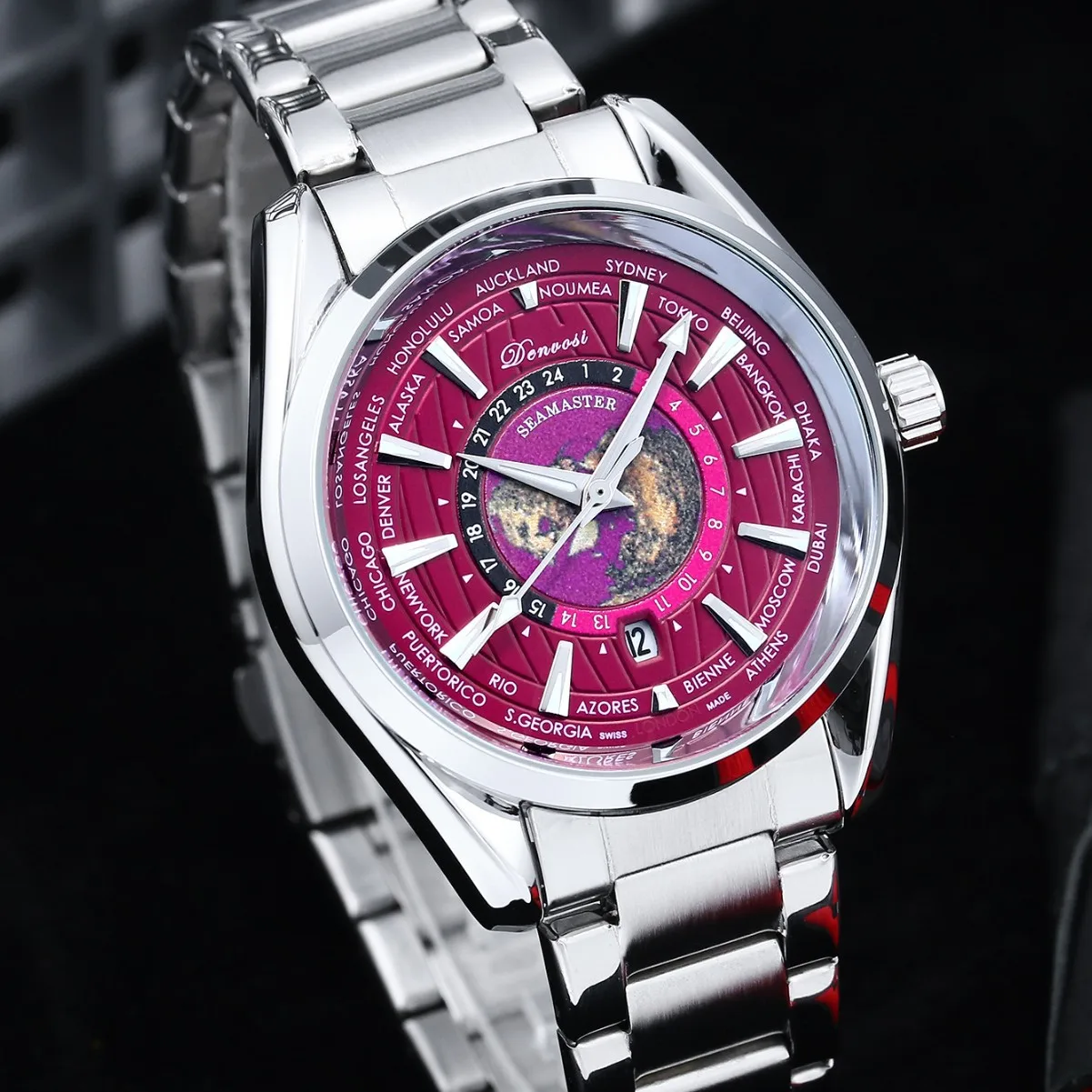 Planet Dial Unique Cool Personality Quartz Watches Men Unique Creative Hot Sell Luminous Classic Trendy Niche Watch Clcok Reloj
