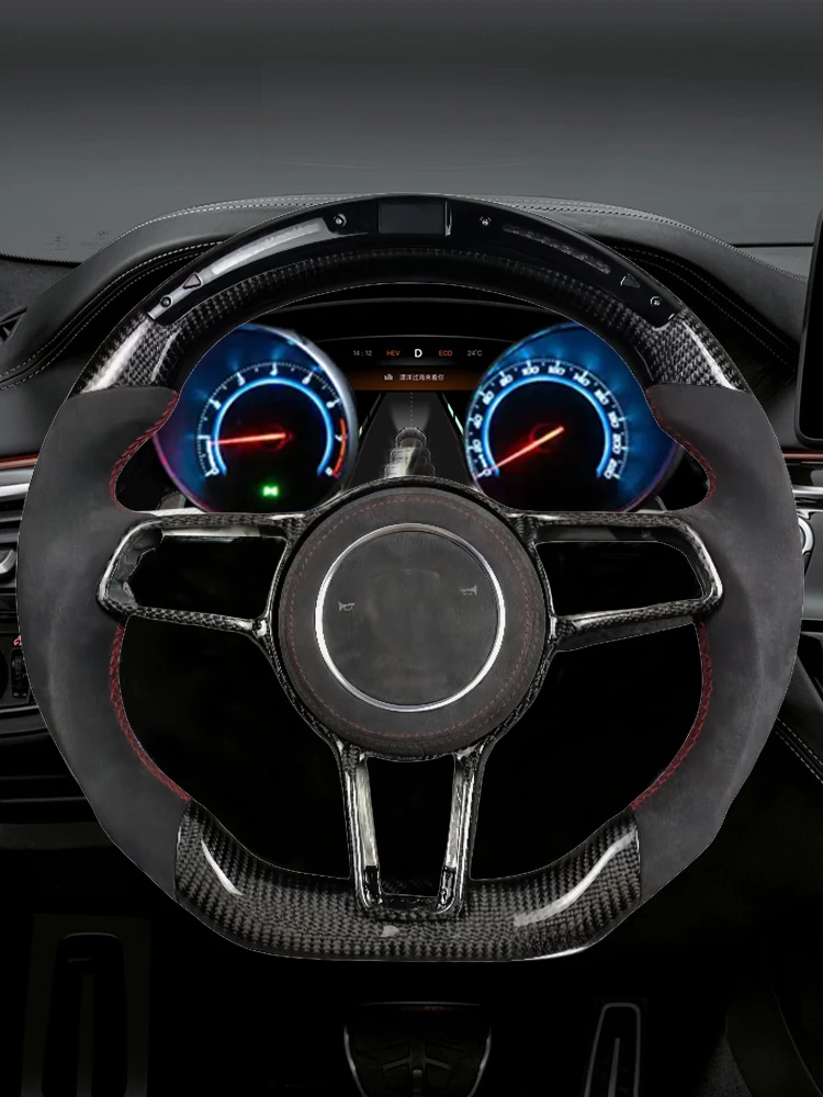Carbon Fiber steering wheel Fit for Porsche 911 718 macan boxster Cayenne Panamera 911.2 cayman Taycan 996 997 987 918 997 991