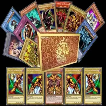 YuGiOh Full Flash Card Game, Inglês, Presente Adulto, Deck Estrutural, Ascensão dos Olhos Azuis, Coleção de Brinquedos Asiáticos, Party Board, 112pcs