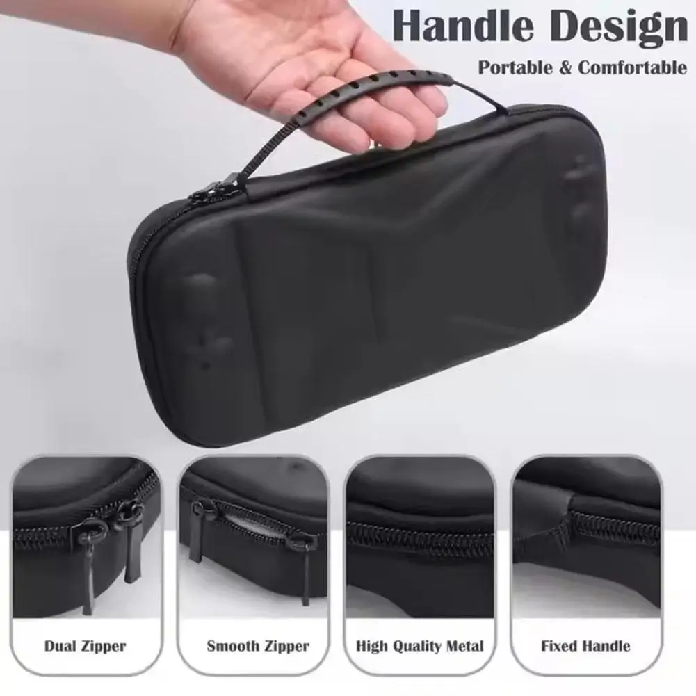 حقيبة حمل لجهاز نينتندو سويتش 2 حقيبة حمل صلبة محمولة للسفر بمقبض شل مع جيوب للملحقات وألعاب Gam Q3D2 #4