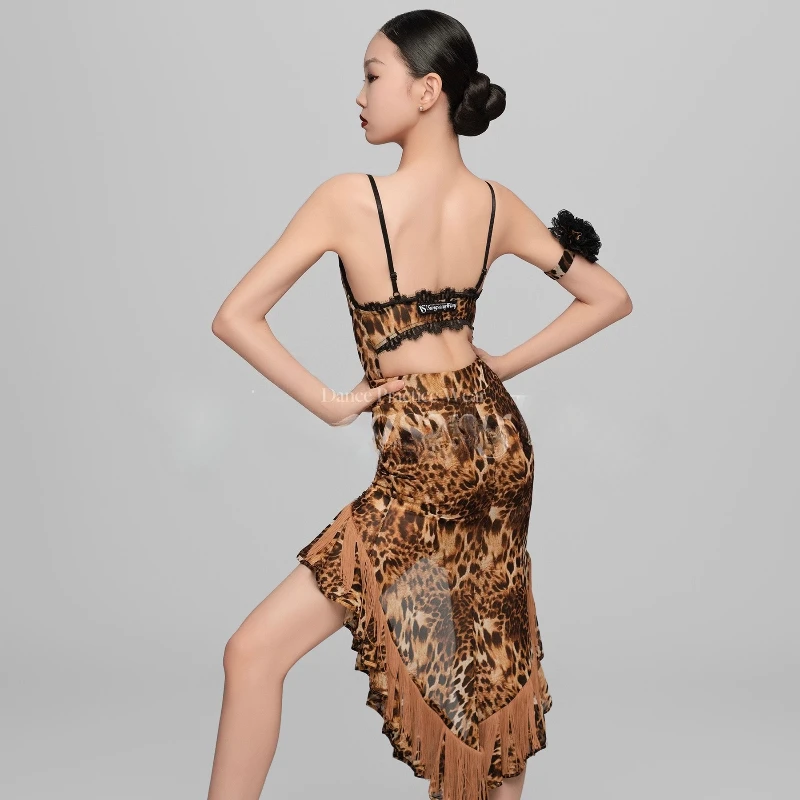 Costume de scène jupes de danse modernes norme nationale enfant danse de salon valse danse sociale robes longues Performance de compétition