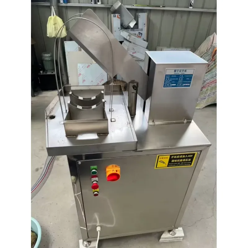 Food Grade Stainless Steel Hydraulic Young Green Coconut Half Cutting Machine Coconut Splitter Processing Equipment