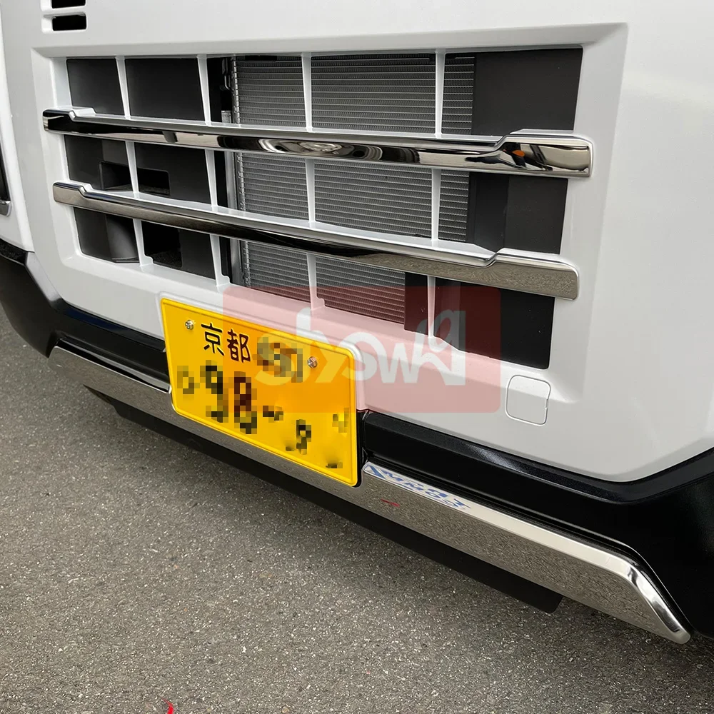 

For Daihatsu Atrai New Car Accessories Modified Front Bumper Trim Stainless Steel Bright Strip Cover Exterior Styling 2022 2023
