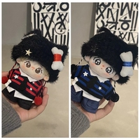 10cm Cotton Doll Cute Y2K Landmine Star Bone Stripe Subculture Outfit Clothes Starfish Body Doll Clothing