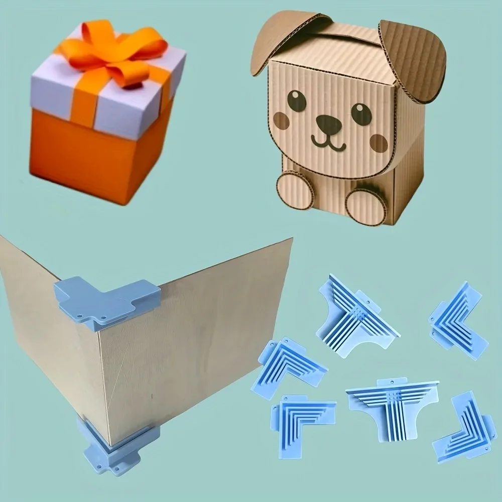 Corner Guides for Chipboard Boxes Divider Assembly Clamps for Gift Box Making DIY Scrapbooking Book Cover Dioramas Decoration view 4