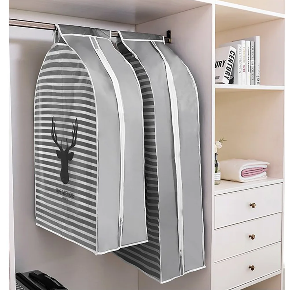 

1pc Water-proof Suit Garment Cover Bag Protector Suit Travel Bag Garment Closet Organize Clothes Storage Bag Clothes Cover Size