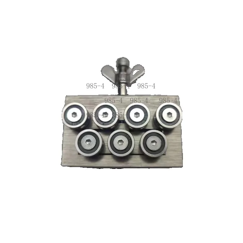 1-2.5mm Metal Wire Straightener Manual 7 Wheel Type Copper Iron Stainless Steel Use