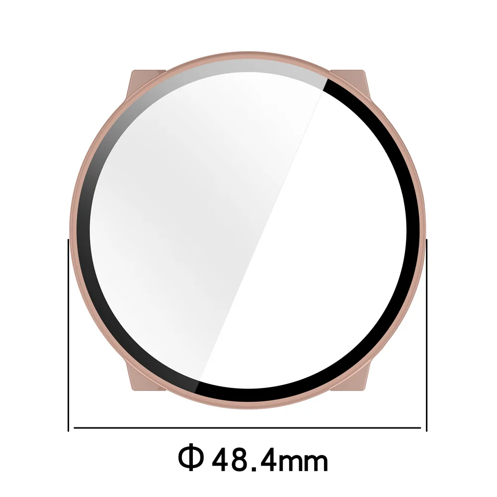 BEHUA Cover with Glass Screen Protector Case For Suunto Run Smartwatch Protective Shell Frame Bumper Coverage Accessories