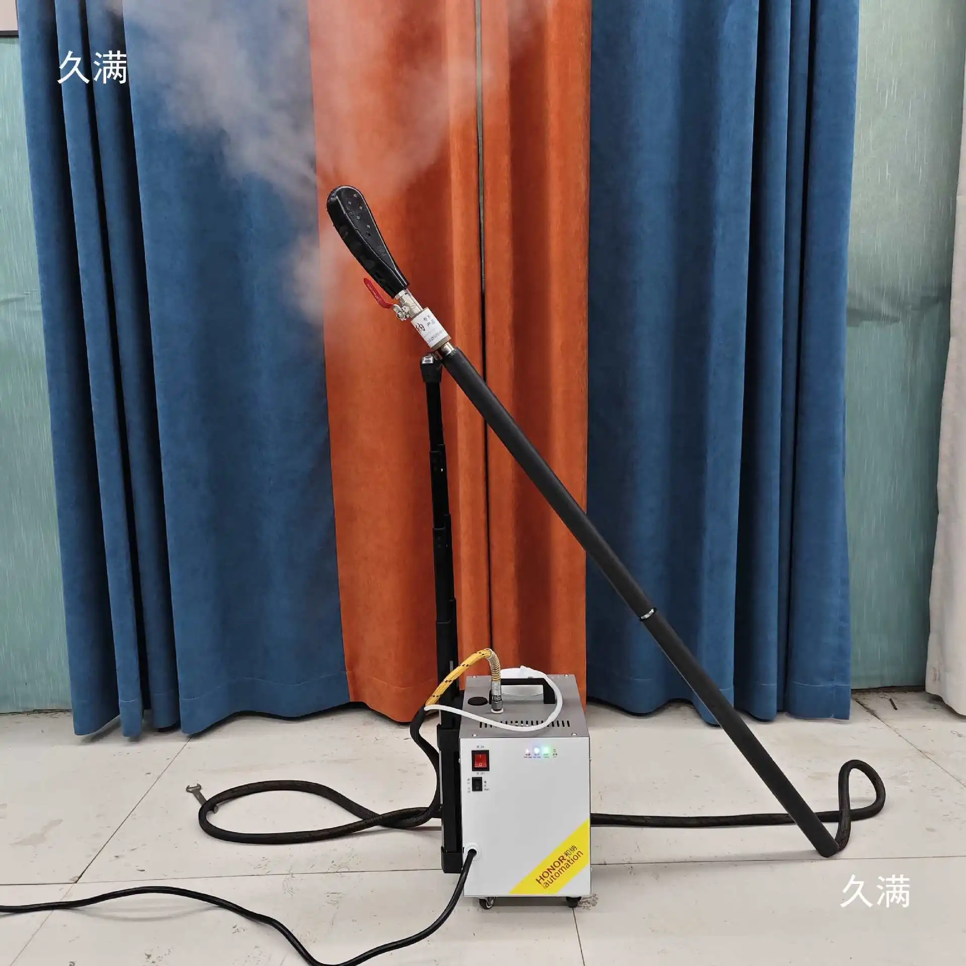 Special setting machine for curtains, household tool parts steam output quick ironing