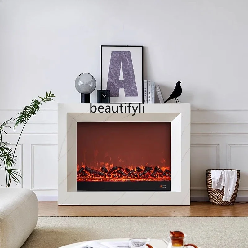 

Modern, French fireplace decoration cabinet, American mantel, artificial fire electronic fireplace core, household