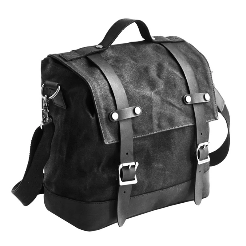 

Universal Motorcycle Luggage Bag Waterproof Side Bag Large Capacity Racer Bike Travel Bag Canvas Camera Bag Shoulder Bag