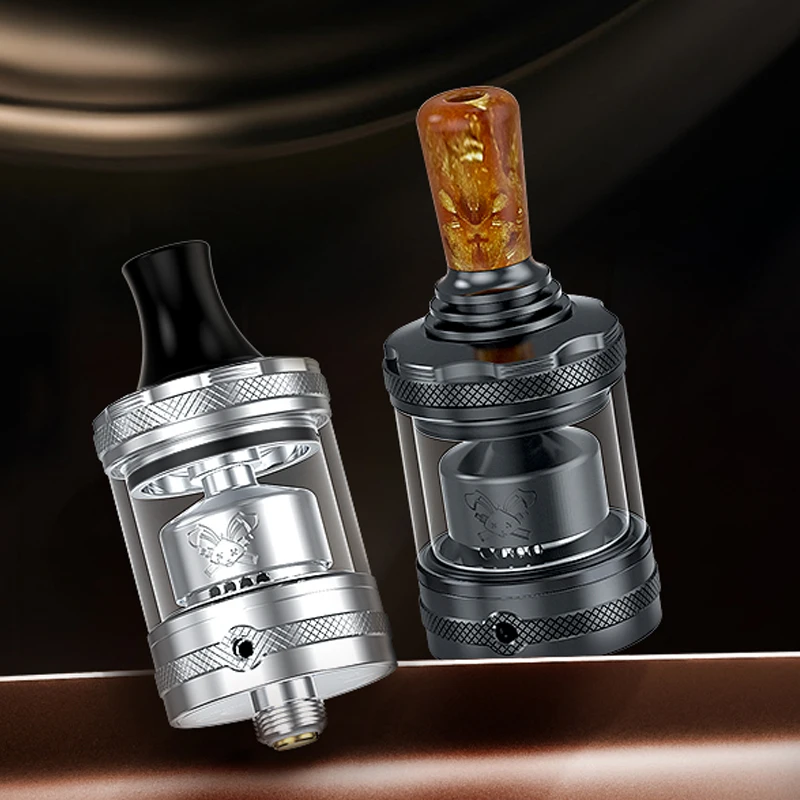 ถังบุหรี่ไฟฟ้าแบบคอยล์เดี่ยวขนาด2มล./4มล. ถังไอน้ำบุหรี่ไฟฟ้าแบบก้าน510จาก hellvape แบบกระต่ายตายแล้ว MTL RTA