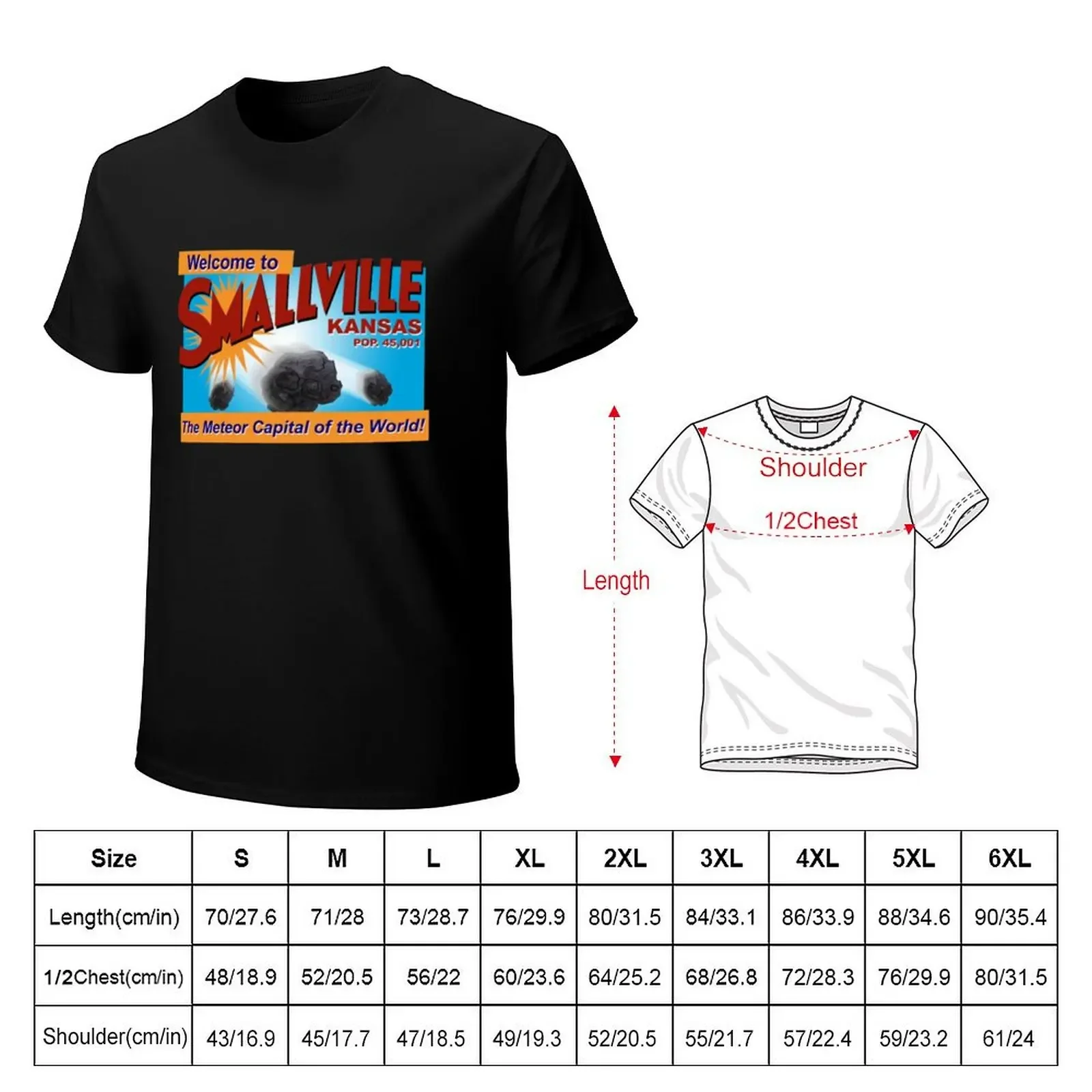 Smallville TShirtThe Meteor Capital of the World T-Shirt plain sports fans sublime mens big and tall t shirts