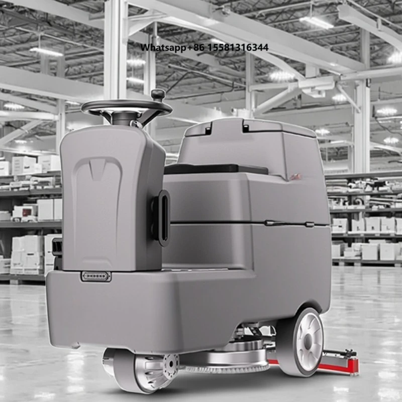 CleanHorse Ares600 Electric Small Ride-On Floor Scrubber Dryer Commercial Industrial Wet/Dry Timber Dance PVC Gym Flooring